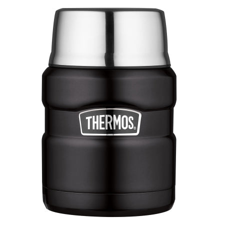 Thermos Stainless Steel Food Jar, 24 oz., Matte Black, Hot 14 Hrs